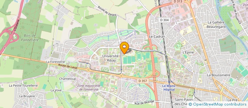 localisation de l'entreprise MONSIEUR ALEXANDRE MILET  LE MANS