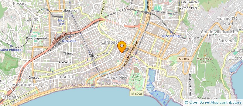 localisation de l'entreprise MONSIEUR ALEXANDRE MILLER  NICE