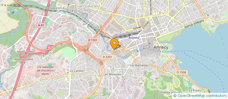 localisation de l'entreprise MONSIEUR ALEXANDRE MILLET à ANNECY