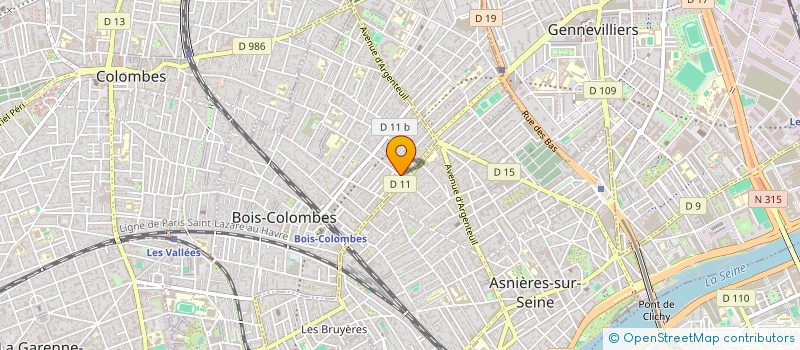 localisation de l'entreprise MONSIEUR ALEXANDRE MILLET à BOIS-COLOMBES