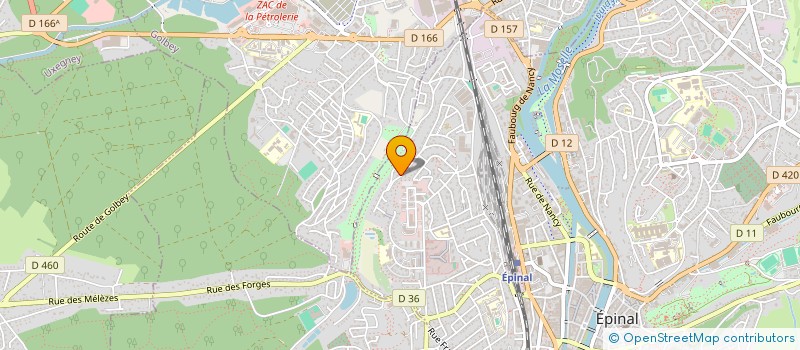 localisation de l'entreprise MONSIEUR ALEXANDRE MILLOT à EPINAL