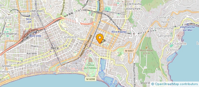 localisation de l'entreprise MONSIEUR ALEXANDRE MIQUELIS à NICE