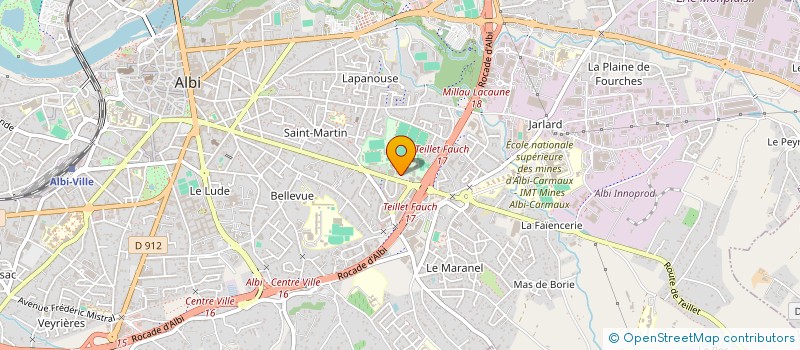 localisation de l'entreprise MONSIEUR ALEXANDRE MIRANDA  ALBI