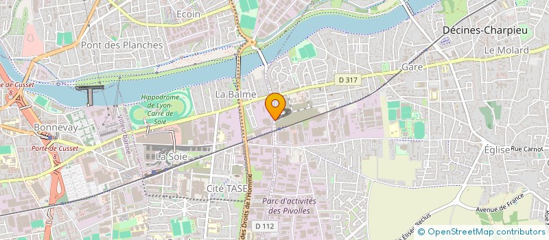 localisation de l'entreprise MONSIEUR ALEXANDRE MOHAMED RODRIGUES  DECINES-CHARPIEU