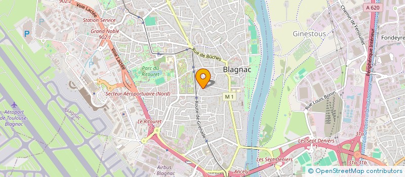 localisation de l'entreprise MONSIEUR ALEXANDRE MOLE  BLAGNAC