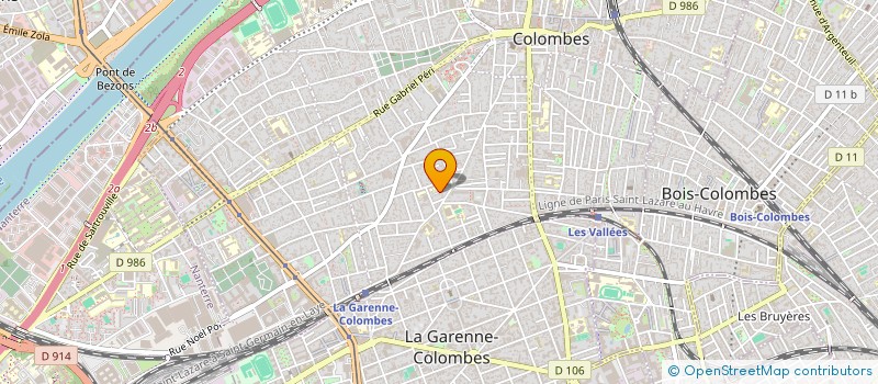 localisation de l'entreprise MONSIEUR ALEXANDRE MOLINERO DIAZ TEJEIRO à COLOMBES