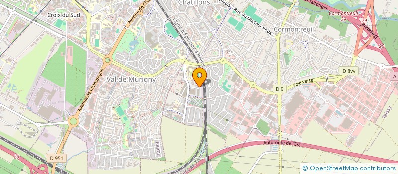 localisation de l'entreprise MONSIEUR ALEXANDRE MONCHATRE  CORMONTREUIL