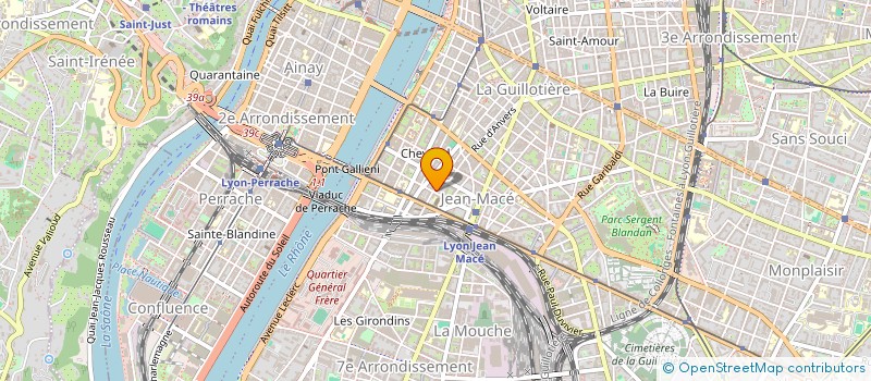 localisation de l'entreprise MONSIEUR ALEXANDRE MONCORGE  LYON