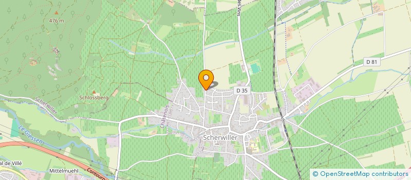 localisation de l'entreprise MONSIEUR ALEXANDRE MONDION  SCHERWILLER