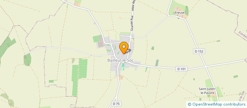 localisation de l'entreprise MONSIEUR ALEXANDRE MONGIN  BAILLEUL-LE-SOC