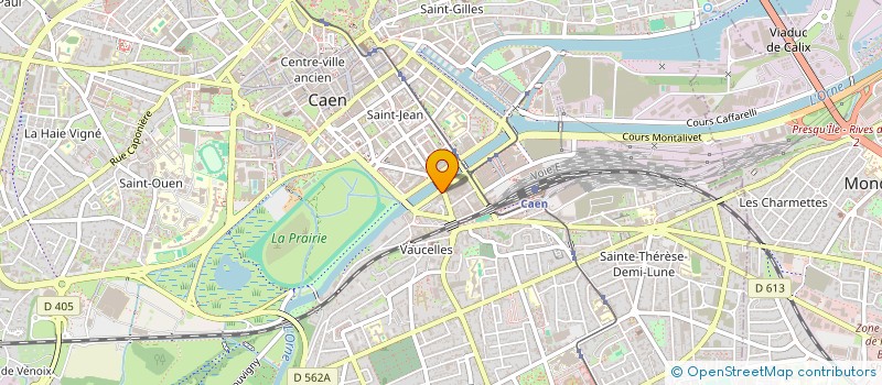 localisation de l'entreprise MONSIEUR ALEXANDRE MONGREVILLE  CAEN