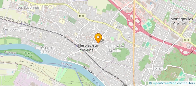 localisation de l'entreprise MONSIEUR ALEXANDRE MONNEROT  HERBLAY-SUR-SEINE