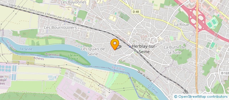 localisation de l'entreprise MONSIEUR ALEXANDRE MONNIER  PIERRELAYE