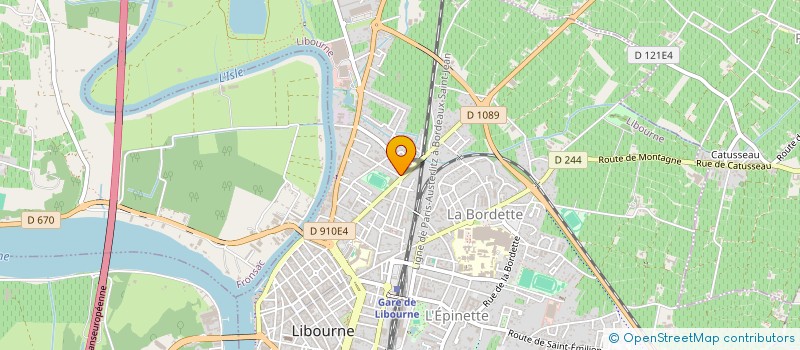 localisation de l'entreprise MONSIEUR ALEXANDRE MONTEIRO  LIBOURNE