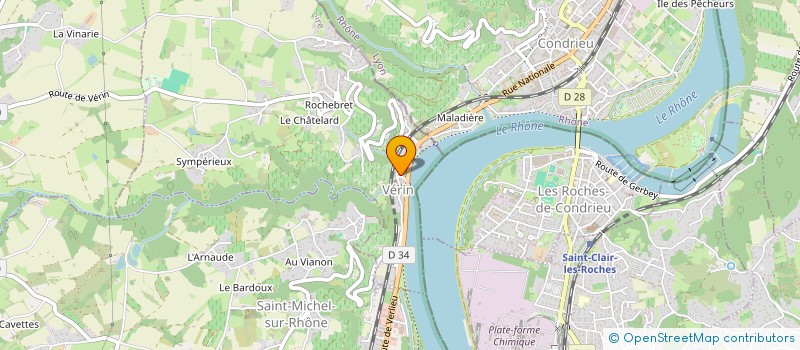 localisation de l'entreprise MONSIEUR ALEXANDRE MONTEIRO à VERIN