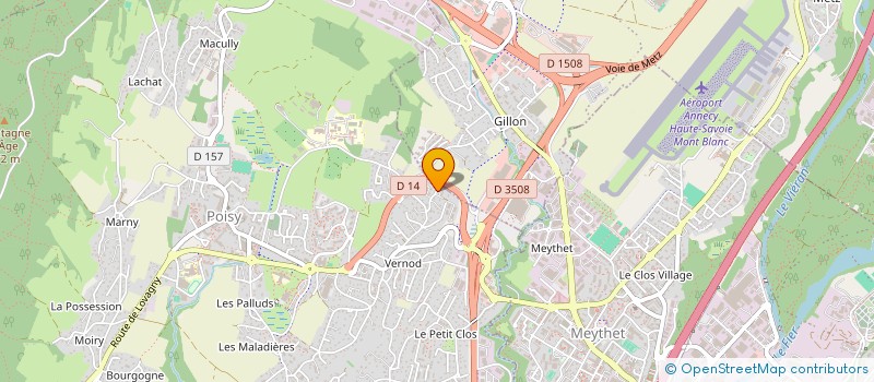 localisation de l'entreprise MONSIEUR ALEXANDRE MONTEIRO RODRIGUES DE OLIVEIRA  POISY