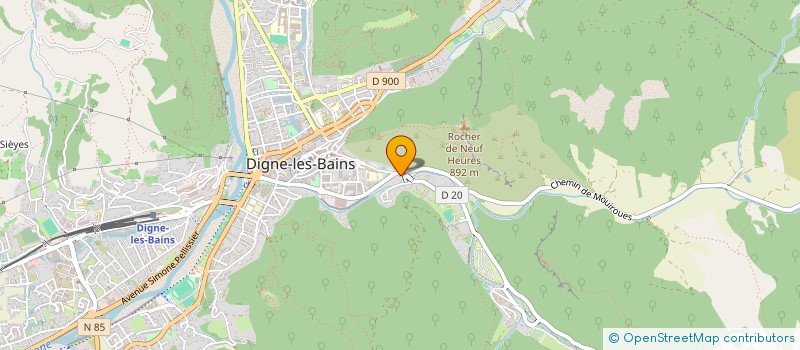 localisation de l'entreprise MONSIEUR ALEXANDRE MONTEL à DIGNE-LES-BAINS