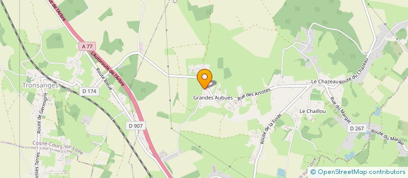 localisation de l'entreprise MONSIEUR ALEXANDRE MOQUET  CHAULGNES