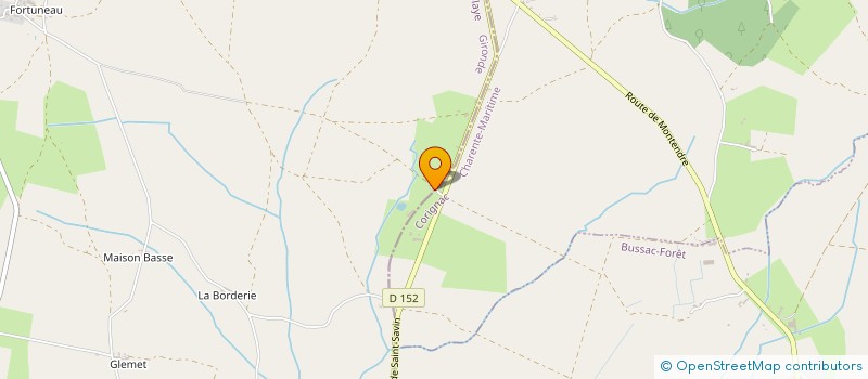 localisation de l'entreprise MONSIEUR ALEXANDRE MORA  DONNEZAC