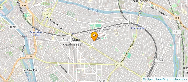 localisation de l'entreprise MONSIEUR ALEXANDRE MORAIS à SAINT-MAUR-DES-FOSSES