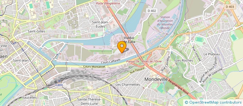 localisation de l'entreprise MONSIEUR ALEXANDRE MORANDEAU  MONDEVILLE