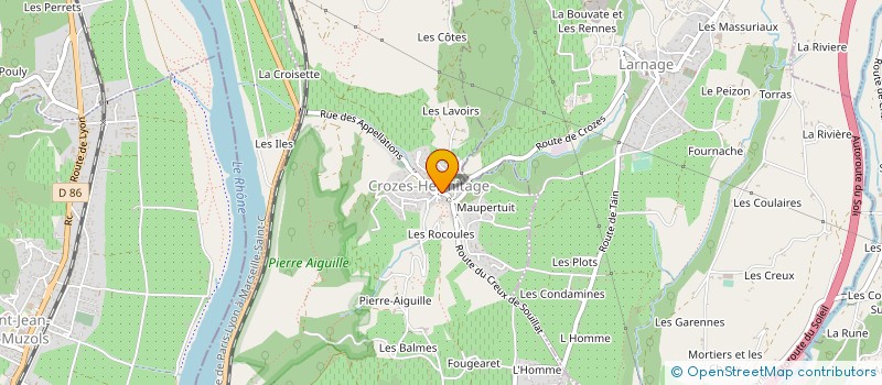 localisation de l'entreprise MONSIEUR ALEXANDRE MORAS  CROZES-HERMITAGE