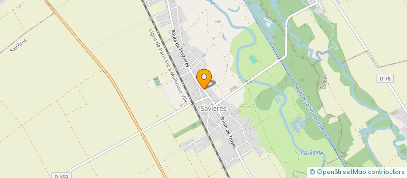 localisation de l'entreprise MONSIEUR ALEXANDRE MORAU  SAVIERES