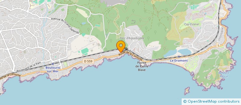 localisation de l'entreprise MONSIEUR ALEXANDRE MOREAU à SAINT-RAPHAEL