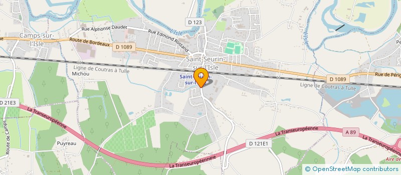 localisation de l'entreprise MONSIEUR ALEXANDRE MOREAU  ST-SEURIN-SUR-L ISLE