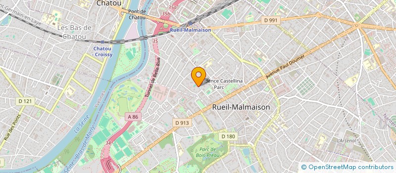localisation de l'entreprise MONSIEUR ALEXANDRE MOREAUX à RUEIL-MALMAISON
