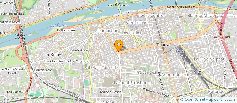 localisation de l'entreprise MONSIEUR ALEXANDRE MOREIRA  TOURS