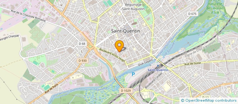 localisation de l'entreprise MONSIEUR ALEXANDRE MOREL à SAINT-QUENTIN