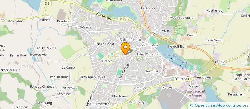 localisation de l'entreprise MONSIEUR ALEXANDRE MOREL à SAINT-RENAN