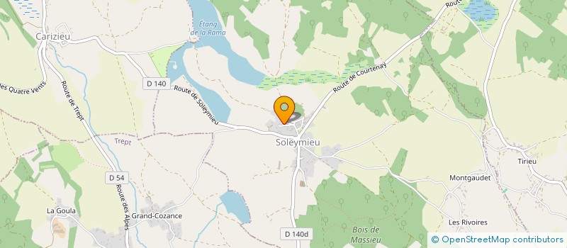 localisation de l'entreprise MONSIEUR ALEXANDRE MORILLA  SOLEYMIEU