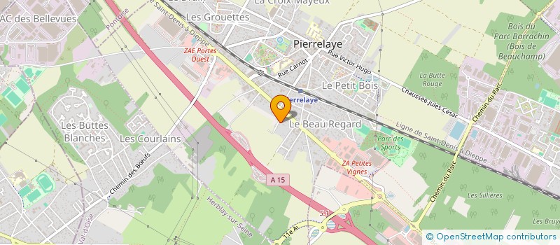 localisation de l'entreprise MONSIEUR ALEXANDRE MORILLO à PIERRELAYE