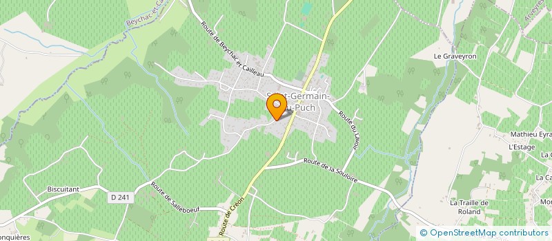 localisation de l'entreprise MONSIEUR ALEXANDRE MORIN  SAINT-GERMAIN-DU-PUCH