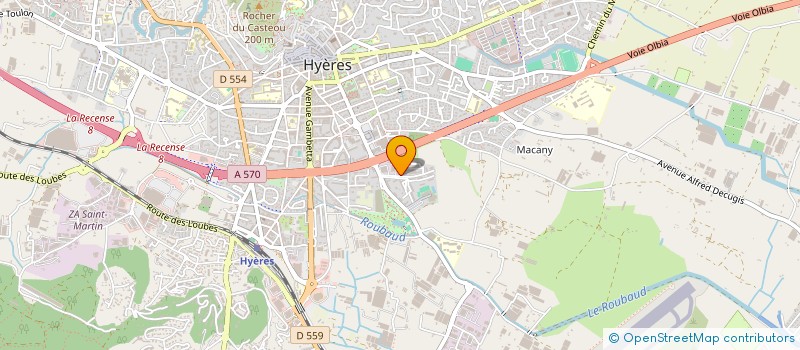 localisation de l'entreprise MONSIEUR ALEXANDRE MORIN à HYERES