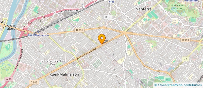 localisation de l'entreprise MONSIEUR ALEXANDRE MORINVILLE à NANTERRE