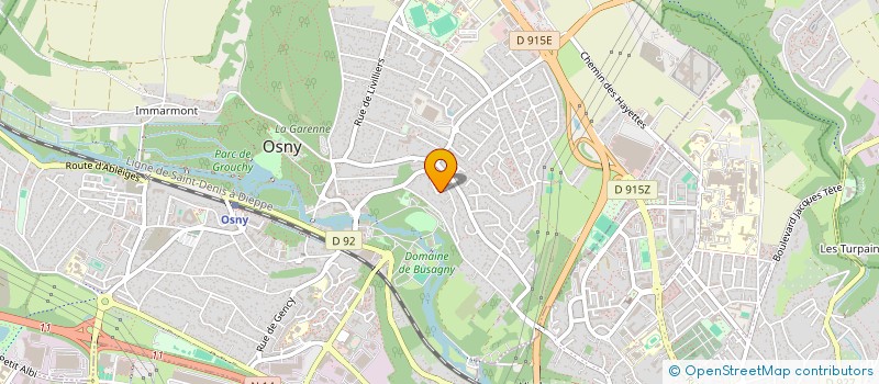 localisation de l'entreprise MONSIEUR ALEXANDRE MORTELLIER  OSNY