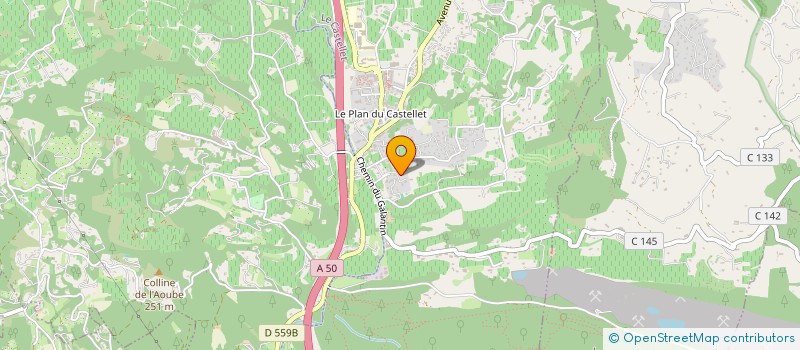 localisation de l'entreprise MONSIEUR ALEXANDRE MORVAN  LE CASTELLET