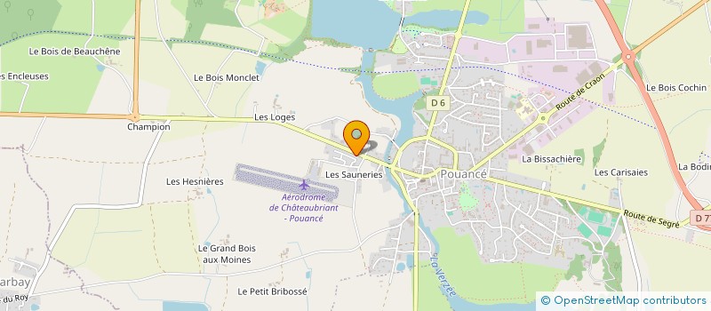 localisation de l'entreprise MONSIEUR ALEXANDRE MOSSET  OMBREE D'ANJOU