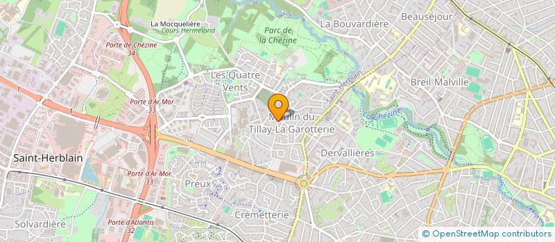 localisation de l'entreprise MONSIEUR ALEXANDRE MOUILLE à SAINT-HERBLAIN