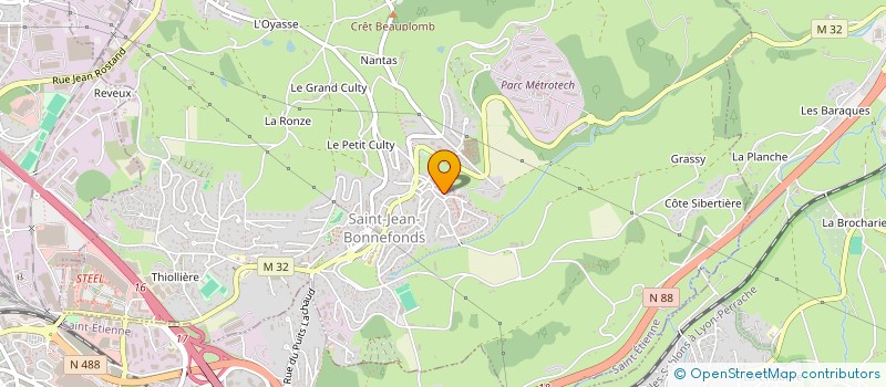 localisation de l'entreprise MONSIEUR ALEXANDRE MOULIN  SAINT-ETIENNE