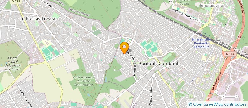 localisation de l'entreprise MONSIEUR ALEXANDRE MOULIS à PONTAULT-COMBAULT