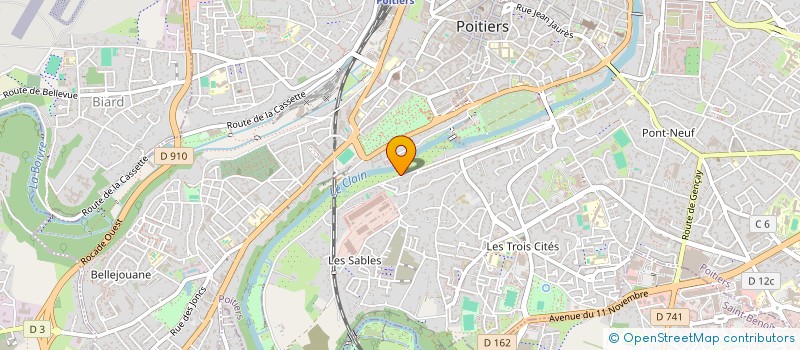 localisation de l'entreprise MONSIEUR ALEXANDRE MOUNIER  POITIERS