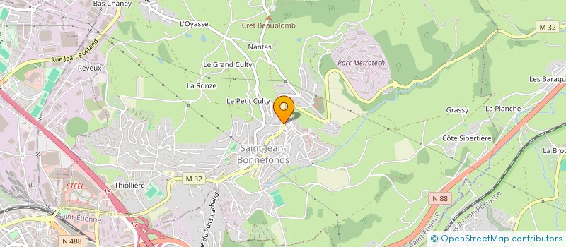 localisation de l'entreprise MONSIEUR ALEXANDRE MOUNIER  SAINT-JEAN-BONNEFONDS