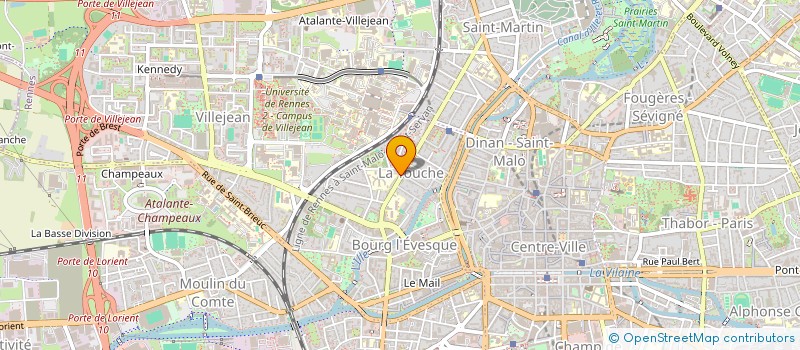 localisation de l'entreprise MONSIEUR ALEXANDRE MOURGUES  RENNES