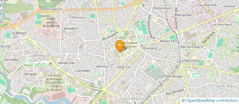 localisation de l'entreprise MONSIEUR ALEXANDRE MOUROT à BREST