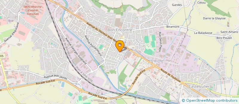 localisation de l'entreprise MONSIEUR ALEXANDRE MOUSSA  BOE