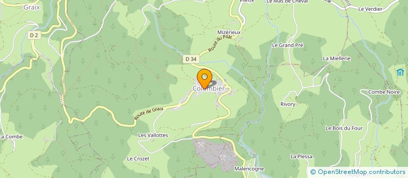 localisation de l'entreprise MONSIEUR ALEXANDRE MOUTON  COLOMBIER